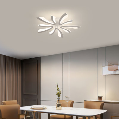 Dimmable 5-Light LED Flush Mount Ceiling Light