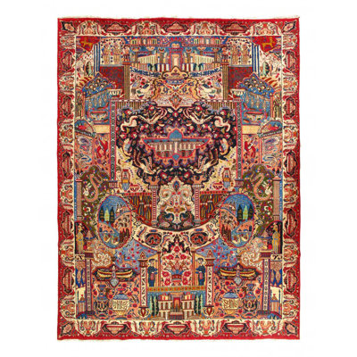 Derryn One-of-a-Kind Rectangle 9'6'' X 12'9'' Hand Knotted Area Rug