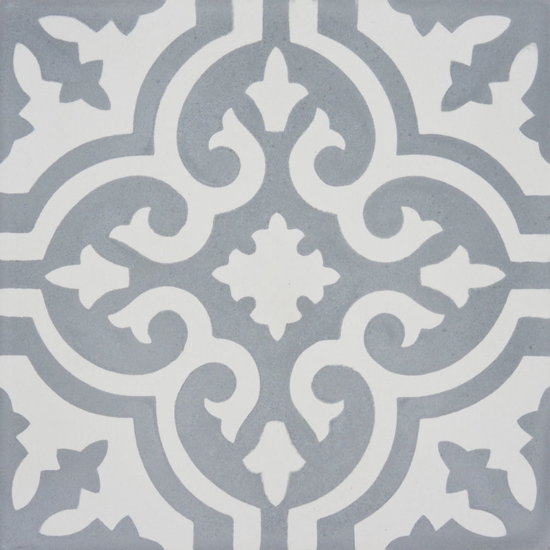 Argana 8" x 8" Cement Patterned Floor Use Tile