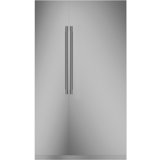 Monogram Premium Column Pair: 18" W Freezer Column + 30" W Refrigerator Column, Panel Ready