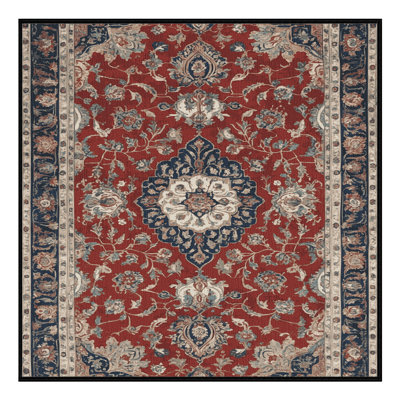 Machine Washable Persian Brown Area Rug