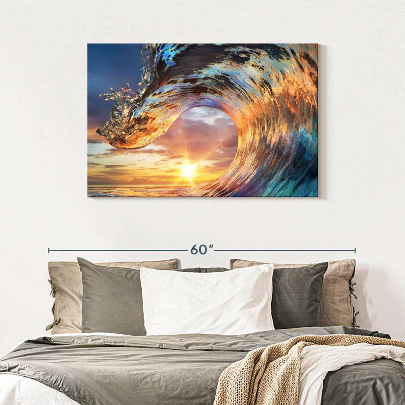 Senne Sunset Wave, 30" H x 45" W