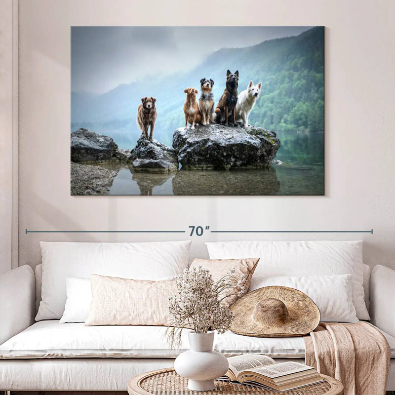 Brampt Dog Alliance, 34" H x 51" W