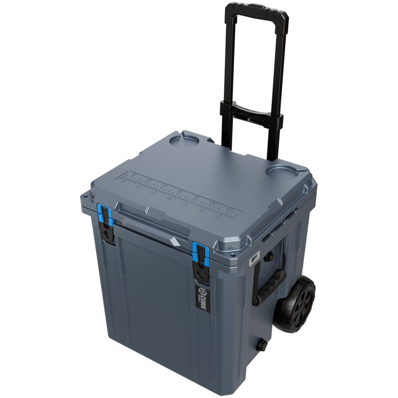 Cubix Outdoors QuadraX 46QT Cooler with wheels - Granite Grey, Gray