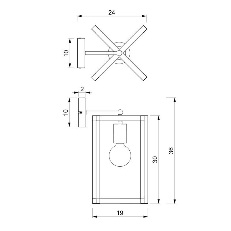 Arnold Armed Sconce