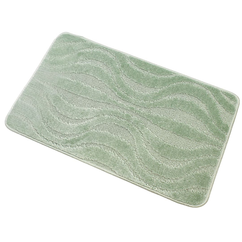 Polypropylene Plastic Bath Mat, Sage Green