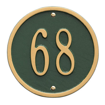 1-Line Wall Address Plaque