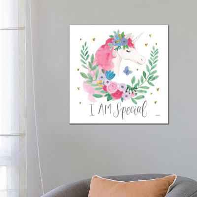 Magical Friends III Butterfly by Jenaya Jackson - Wrapped Canvas Print