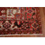 Tapis géométrique rouge 7 x 11