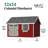 Colonial Pinehurst Outdoor Wood Storage Shed-430311780-430311800
