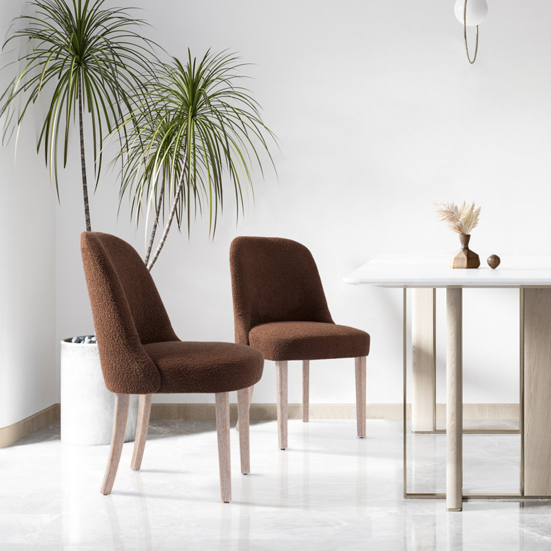 Chaise d'appoint Breann, Orange rouillé, 2