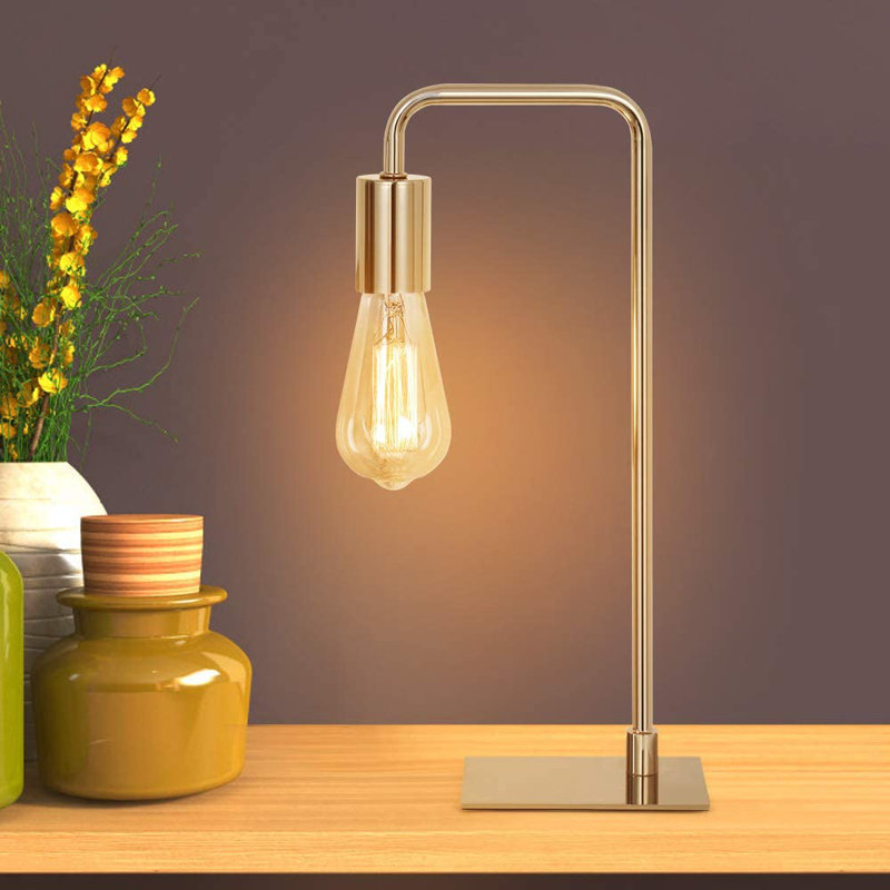 Lampe de table arquée 15,9 po Madhava, Doré