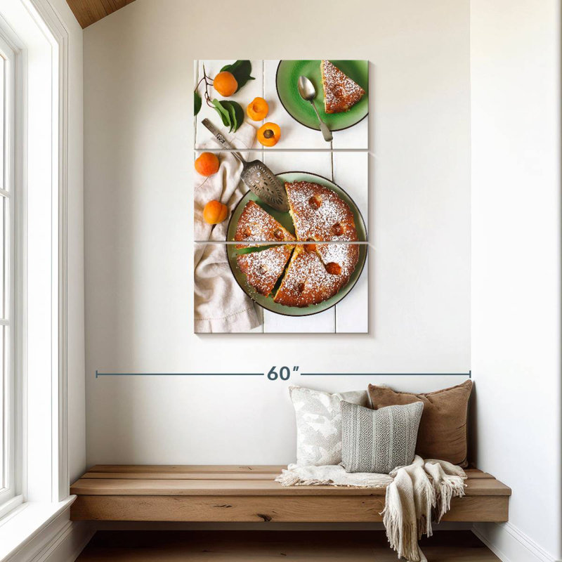 Tranches de tarte Yarlin, 45" H x 28" W