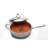 Essentials 9.5" 18/10 SS Cov Deep Skillet 2.6Qt, Zeno
