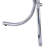 Oval Metal Base Dining Table