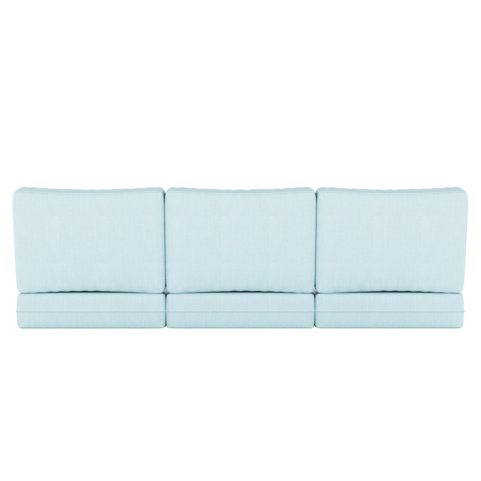 Sunbrella Outdoor Sofa Seat / Back Cushion, Sunbrella Bliss Dew