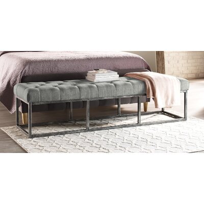 Finch Claire Tufted Bench with Iron Legs -  OTMDANGRYV02