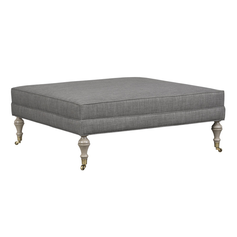 Geneva Square Ottoman, Gray