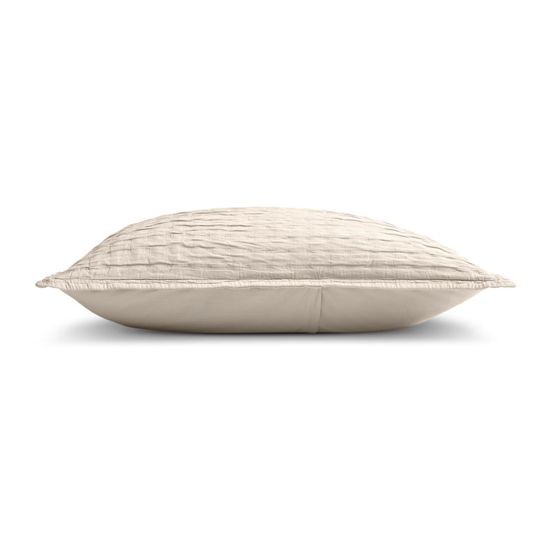 Popple Duvet Cover Set, Queen Duvet Cover + 2 Queen Shams, Putty