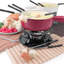Lugano 9-Piece Fondue Set - Cherry Red-1738197890