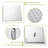 Dual Shower Head - 16 Inch Ceiling Mount Square Shower System With Rough-In Valve-118534803