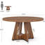 Table de salle à manger ronde en bois de 47 pouces (seulement 1 pièce)-507604144