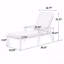 Chaise longue d'extérieur, fonte d'aluminium-1580035200