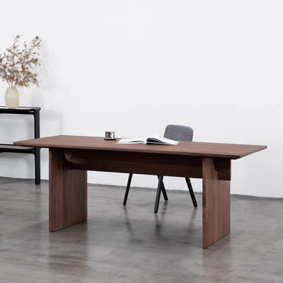 Solid Ash Wood Rectangular Dining Table.