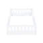 Lit plateforme simple avec garde-corps en bois blanc-1535773603