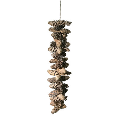 Fleur De Art 30'' in. Preserved Pinecone Garland