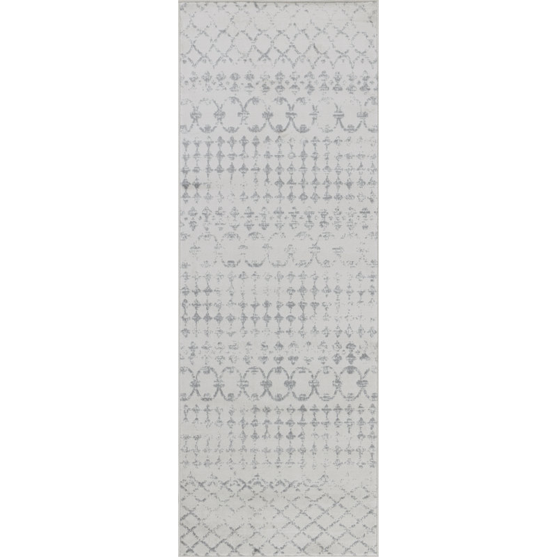 Geometric Area Rug, Runner 80 x 220cm