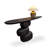 Black Solid Wood Console Table-1548249560