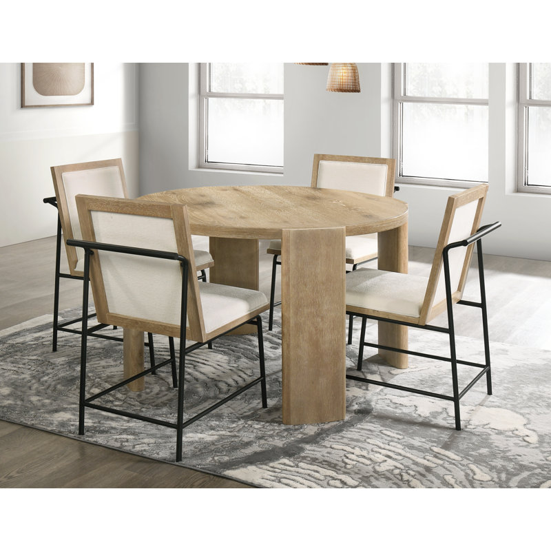 Kepler 47 Inch Driftwood Round Dining Table