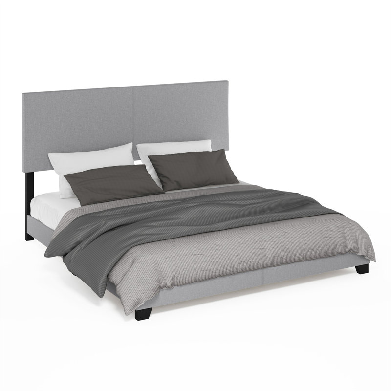 Thionville Upholstered Standard Bed, King, Glacier