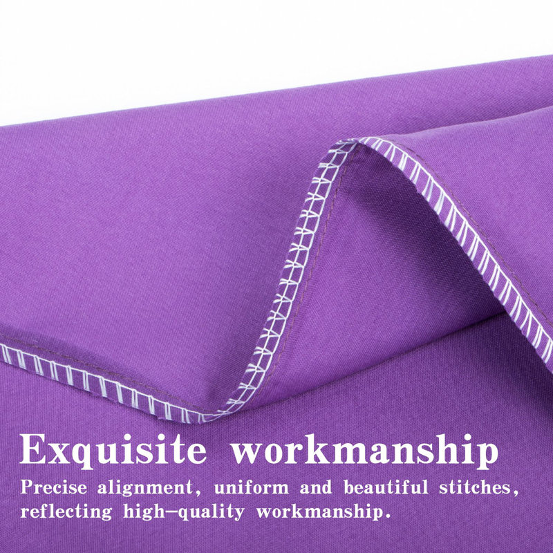 Ensemble de draps, ensemble de draps en microfibre brossée 1800 avec poche profonde - NTBAY, Mauve