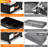 Under Bed Storage Containers With Wheels, Clear Lids, And Dividers - Large Capacity & Durable (2 Pack)