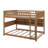 Bunk Bed With Integrated Shelving, Customizable Lights And Ventilated Panel-653815941-653815942