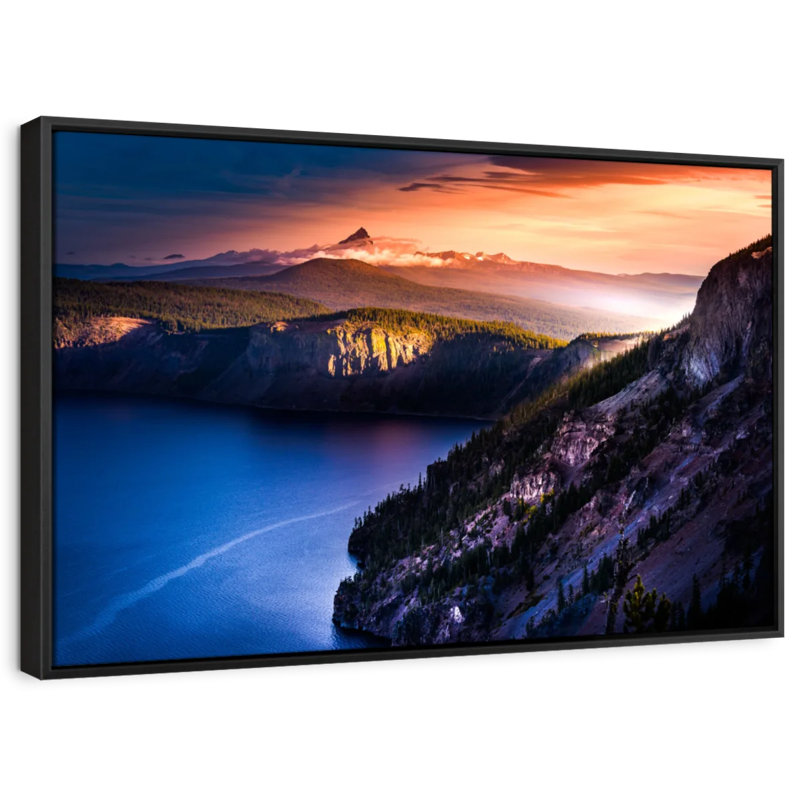 «Crater Lake Sunrise», reproduction sur toile, H 13 po x l 19 po