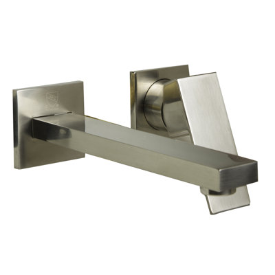 Wall-mounted bathroom faucet