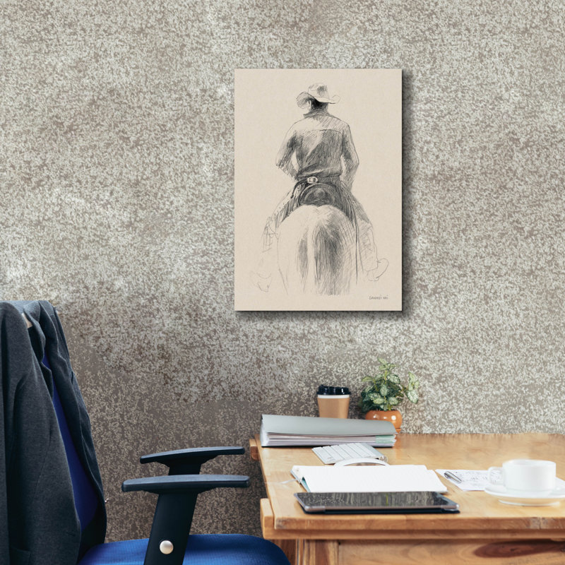 «Home On The Range 2» par Danhui Nai, art mural sur toile, H 26 po x l 18 po