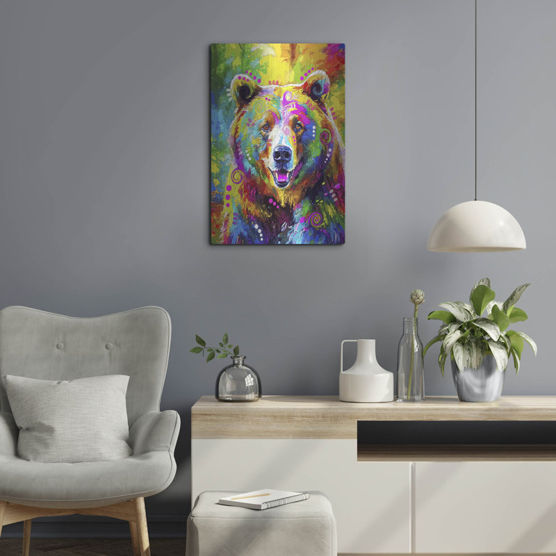 «The Majestic Grizzly» par Dean Russo, H 24 po x l 16 po