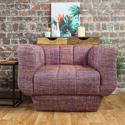 Garrelda Upholstered Chenille Armchair