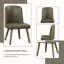 Cuir synthétique et chaise d'appoint