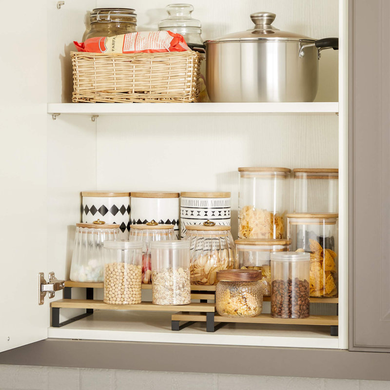 Freestanding Spice Rack, Black