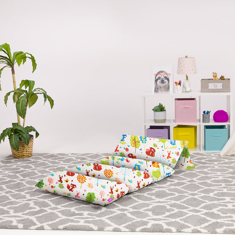 Bean Bag Lounger, 1" H x 32" W x 88" D