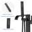 Freestanding Cube Floor Tub Spout with Diverter-90991697