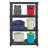 Plastic Height -Adjustable Shelving Unit-51003572