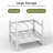 3-Tier Vinyl Record Player Stand With Storage For 120 Albums, 28" H End Table-1061941574