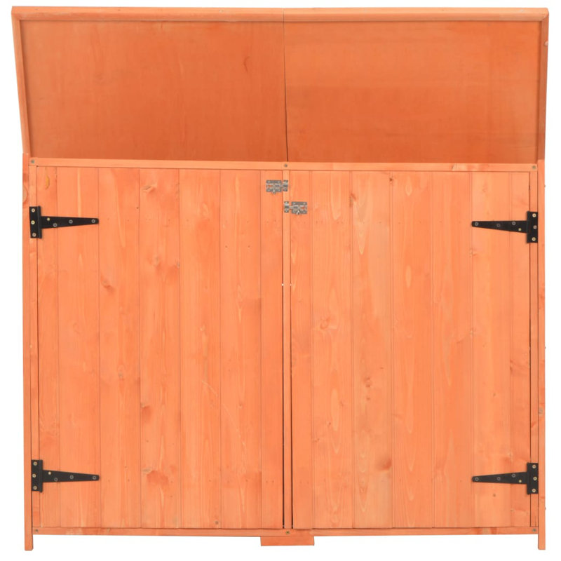 4.2 ft. W x 1.38 ft. D Solid + Manufactured Wood Horizontal Tool Shed