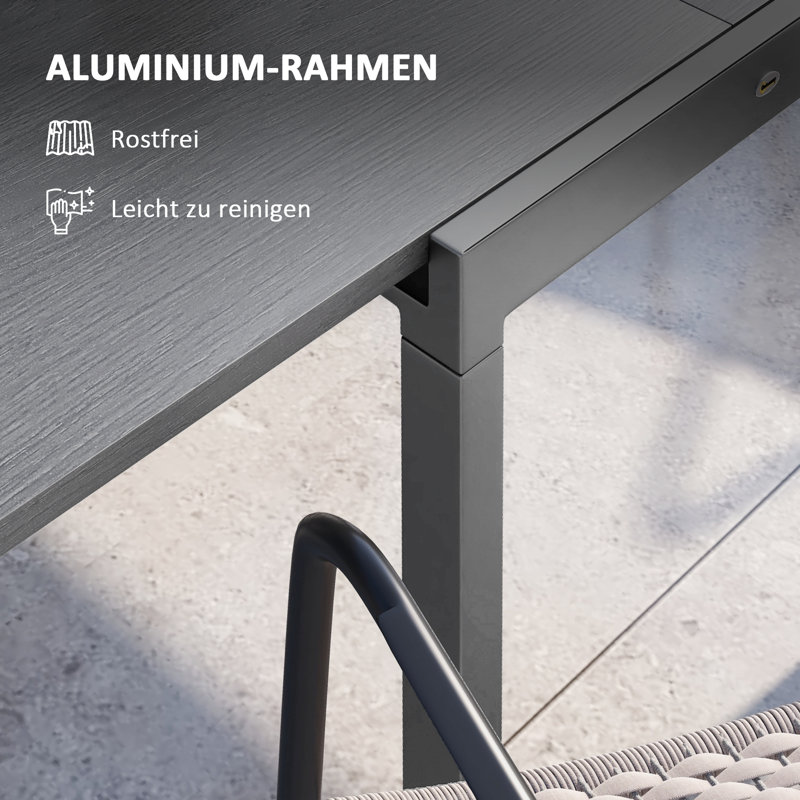 Maastricht Rectangular 6 - Person 160Cm L Outdoor Table